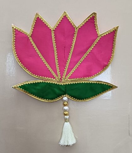 Fabric Lotus Wall Hanging