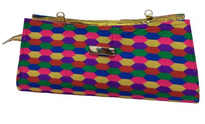 Multy coloured clutch